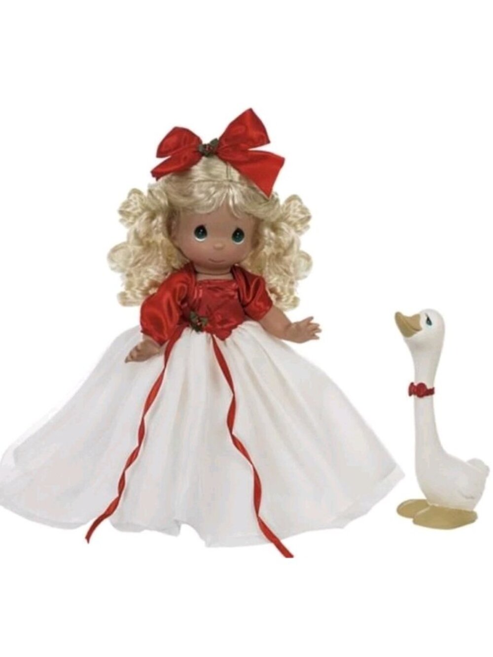 Precious Moments 4694 A Joyful Season Blonde 12" Doll Vintage Rare Vinyl